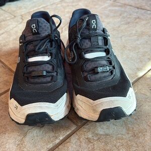 On Running Women's Black and White Shoes